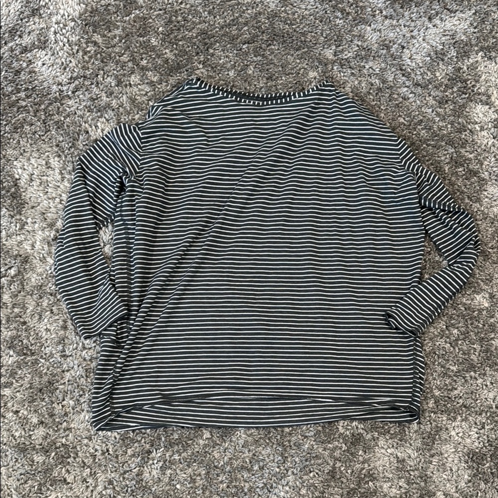 Lululemon Striped Black and White Women's Top